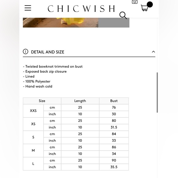 Chicwish Beige Sweet Knot Bustier Top (S) - Picture 8 of 8